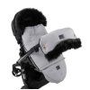 Floo nevada grey baby footmuff real view