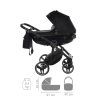 Detailed view of Junama Basic V3 Black stroller