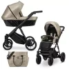 kunert ivento cappuccino black frame 2 in 1 stroller main view