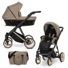 kunert ivento caramel gold frame 2 in 1 stroller main view