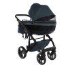 Front view of carrycot on Junama Basic V3 Green luxury stroller