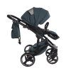 Lightweight aluminum chassis of Junama Basic V3 Green luxury stroller