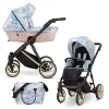 kunert ivento pastel grass gold frame 2 in 1 stroller main view