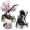 kunert ivento pink metalic gold frame 2 in 1 stroller main view