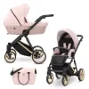 kunert ivento smokey pink gold frame 2 in 1 stroller main view