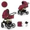 kunert mata bordo golden frame 2 in 1 stroller main view