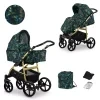 kunert mata leaves golden frame 2 in 1 stroller main view