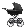 kunert romantic black 11 black frame 2 in 1 stroller main view