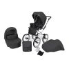 kunert romantic dark grey 08 grey frame 2 in 1 stroller view