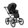 kunert romantic dark grey 08 black frame 2 in 1 stroller sport