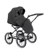kunert romantic dark grey 08 black frame 2 in 1 stroller sport view