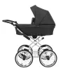 kunert romantic dark grey 08 grey frame 2 in 1 stroller main view
