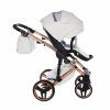 Upright seat position on Junama Enzo Copper stroller designed for toddler comfort