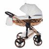 Spacious underseat storage basket on Junama Enzo Copper stroller