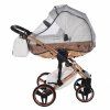 Mosquito net accessory fitted to Junama Enzo Copper stroller