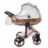 Rain cover accessory included with Junama Enzo Copper stroller
