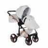 Protective leg cover attached to carrycot of Junama Enzo Copper stroller