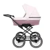 kunert romantic pink 15 black frame 2 in 1 stroller main view