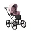 kunert romantic pink 15 black frame 2 in 1 stroller sport
