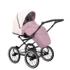 kunert romantic pink 15 black frame 2 in 1 stroller sport view