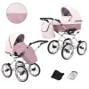 kunert romantic pink 15 grey frame 2 in 1 stroller