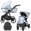 kunert arizo blue black frame 2 in 1 stroller