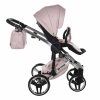 Lightweight aluminum chassis of Junama Enzo Pink stroller