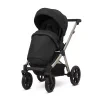 kunert brav black champagne frame 2 in 1 stroller sport view