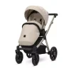 kunert brav cream champagne frame 2 in 1 stroller sport view