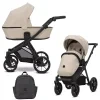 kunert brav cream black frame 2 in 1 stroller