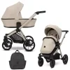 kunert brav cream champagne frame 2 in 1 stroller