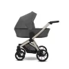kunert brav graphite champagne frame 2 in 1 stroller main view