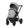 kunert brav grey black frame 2 in 1 stroller sport view
