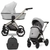 kunert brav grey champagne frame 2 in 1 stroller