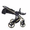 Reclined configuration of the sport seat on Junama Enzo Black stroller