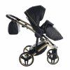 Junama Enzo Black stroller configured with sport seat unit