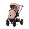 kunert brav pink champagne frame 2 in 1 stroller sport view