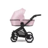 kunert brav pink eco black frame 2 in 1 stroller main view