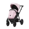 kunert brav pink eco black frame 2 in 1 stroller sport view