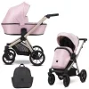 kunert brav pink eco champagne frame 2 in 1 stroller
