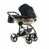 Rear structure and suspension system of Junama Enzo Black stroller