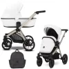 kunert brav white eco champagne frame 2 in 1 stroller