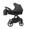 kunert lazzio black 11 2 in 1 stroller side view