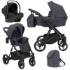 kunert lazzio dar grey 08 3 in 1 stroller