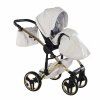 Upright seating position on Junama Enzo Golden stroller for active toddler