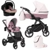 kunert lazzio pink 15 3 in 1 stroller