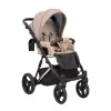 kunert lazzio premium beige 12 copper frame 2 in 1 stroller sport view