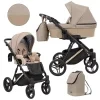 kunert lazzio premium beige 12 copper frame 2 in 1 stroller