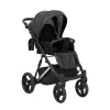 kunert lazzio premium black 11 silver frame 2 in 1 stroller sport view