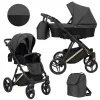 kunert lazzio premium black 11 copper frame 2 in 1 stroller